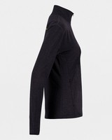 K-Way Women’s Jade Quarter-Zip Fleece Jacket -  black-ochre