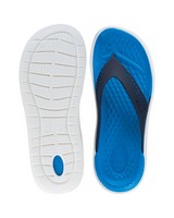 Crocs Men's LiteRide Flip Sandal -  navy-white