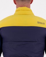 K-Way MMXXI Men’s Ridge Eco Padded Bodywarmer -  navy-yellow