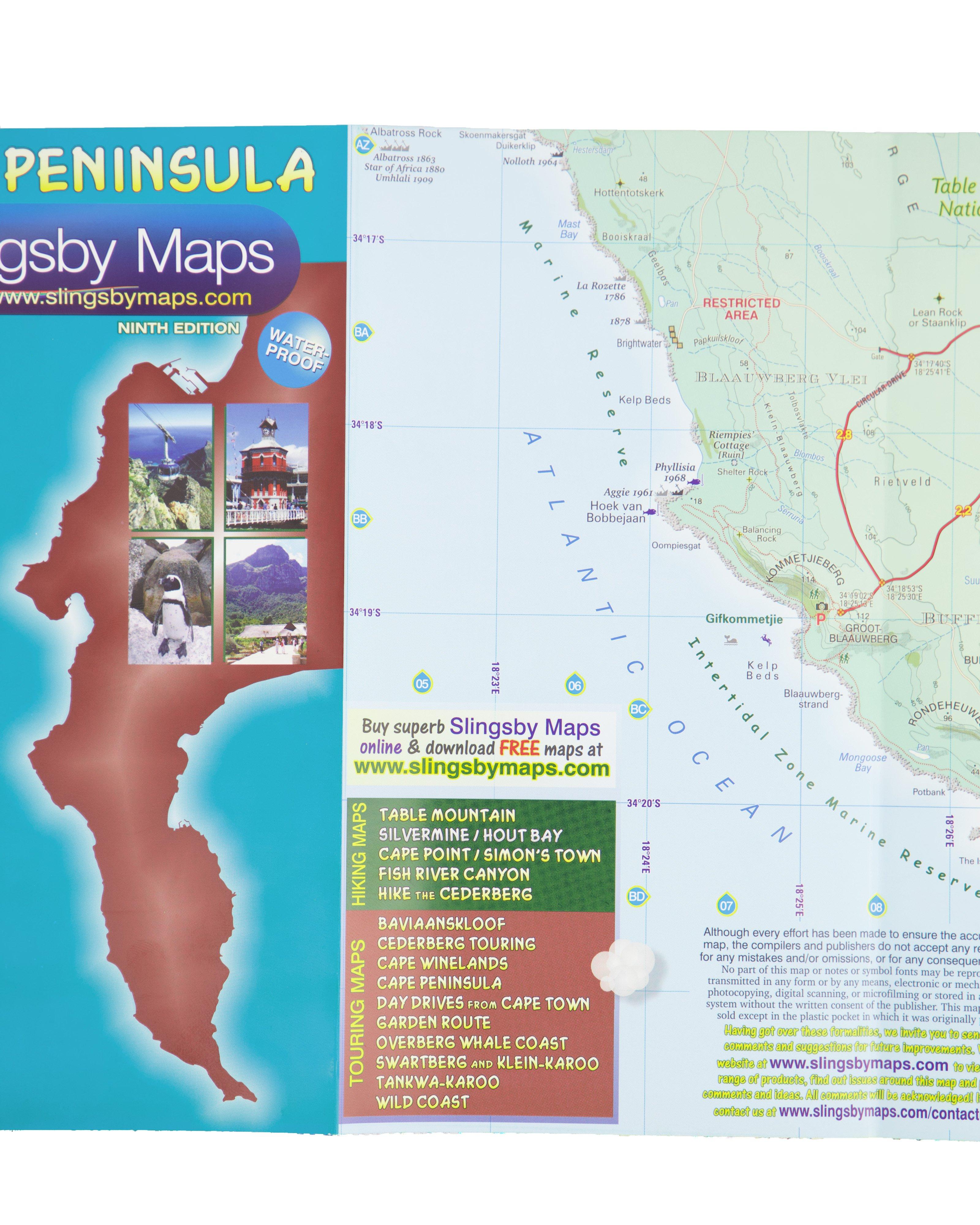 Cape Peninsula #9 Map -  No Colour