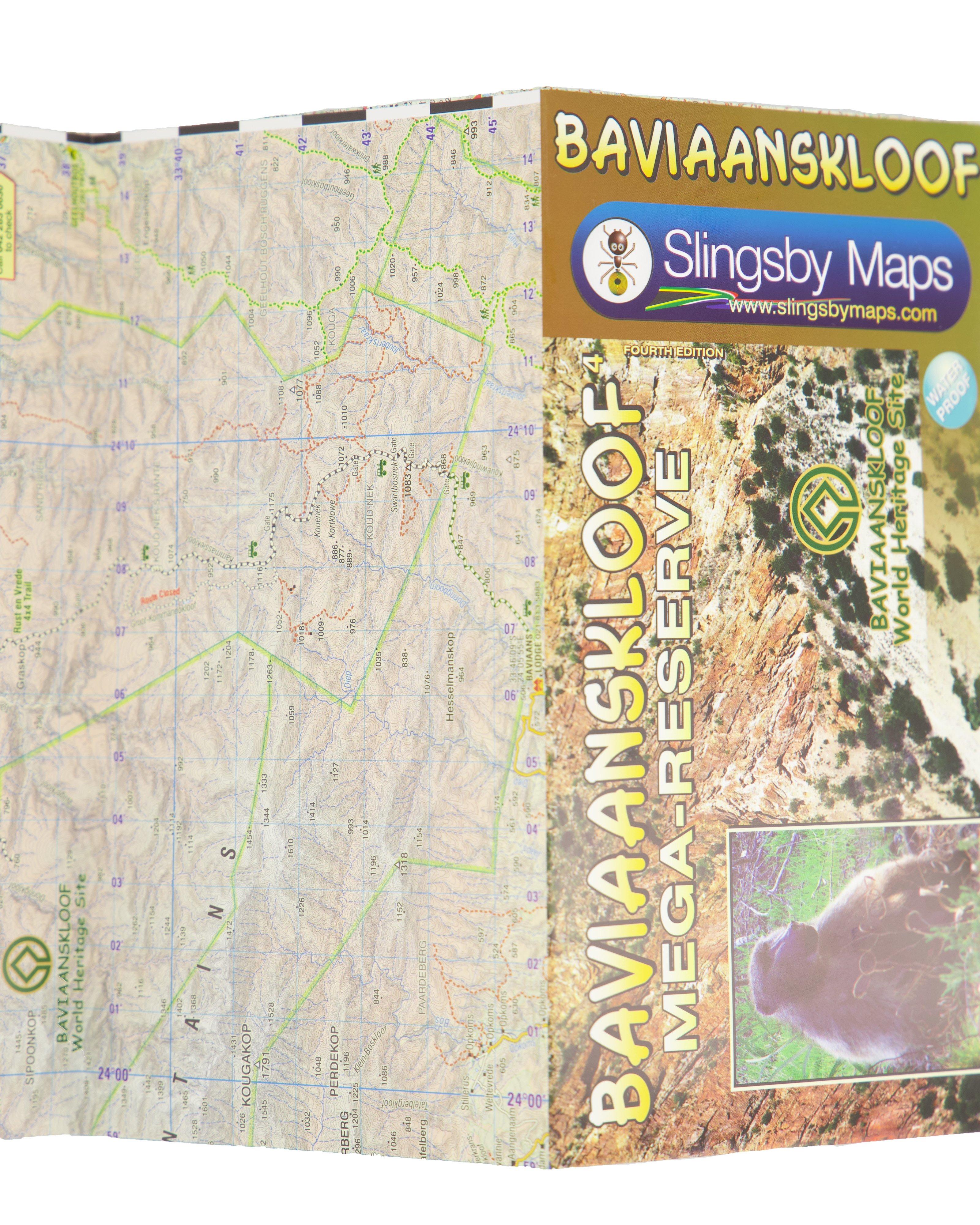 Baviaanskloof #4 Map -  No Colour