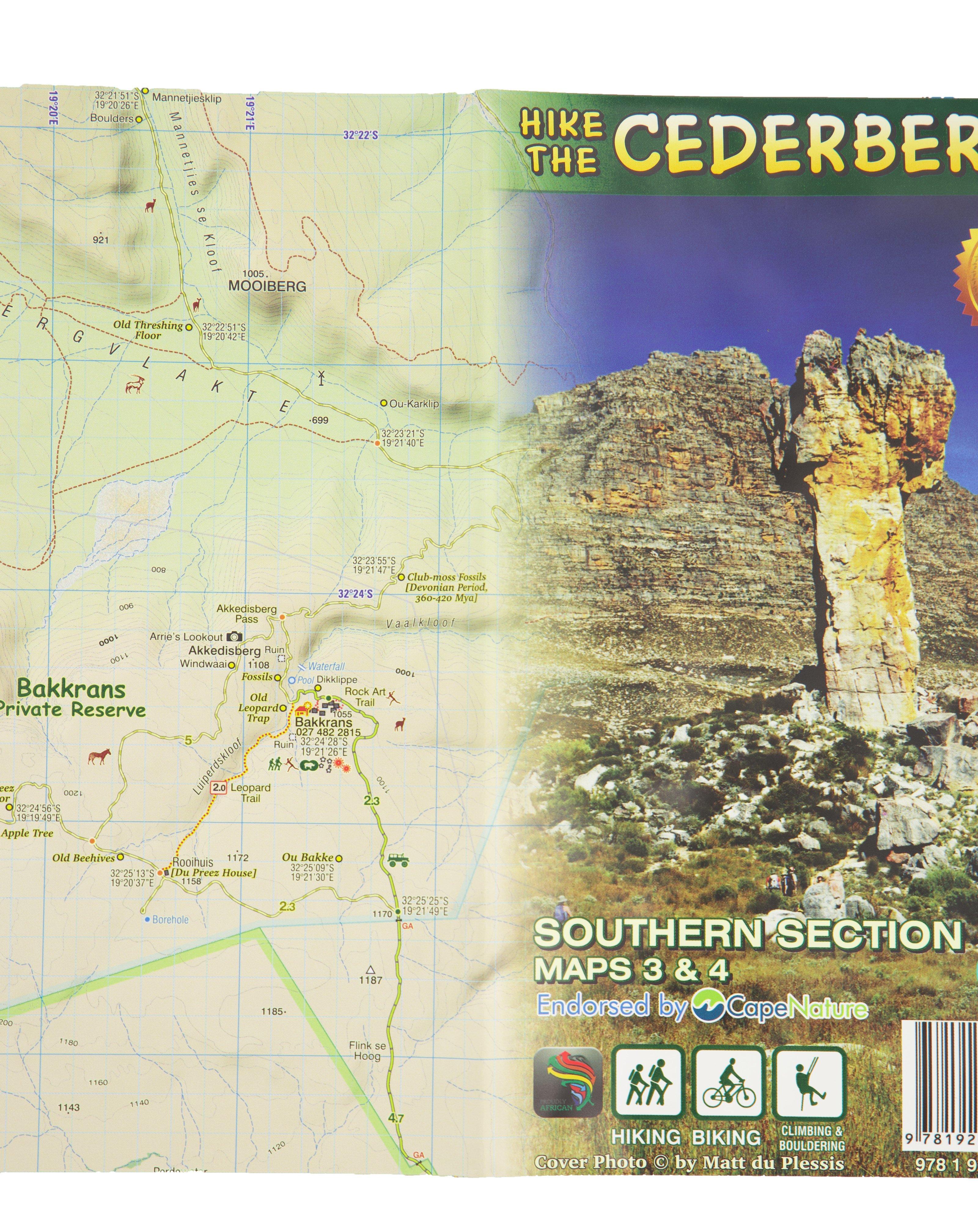 Slingsby Hike The Cedarberg #3 Map -  No Colour