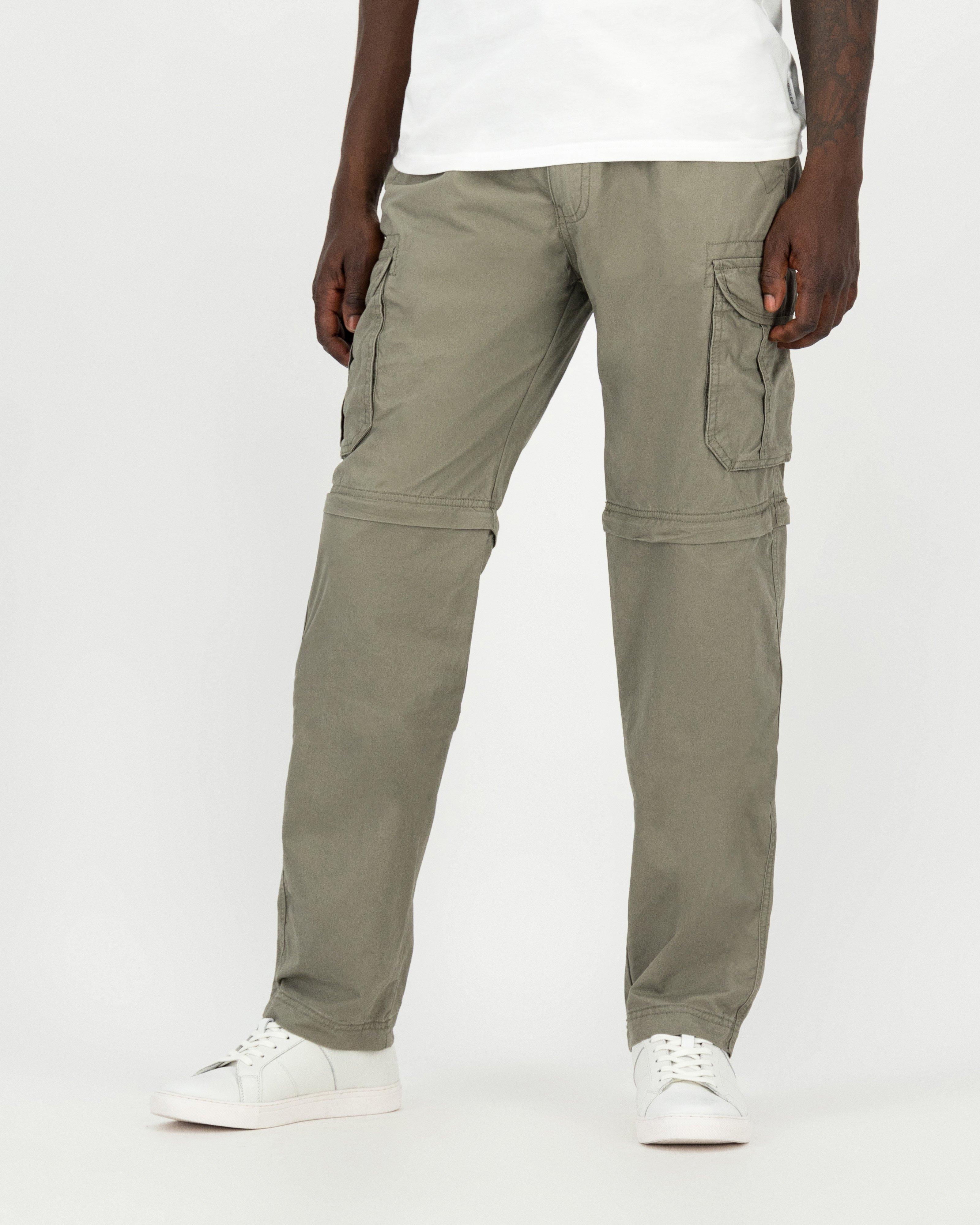 【U LAN】Woodin Diagonal Pocket Button Two-Way Cargo Pants U LAN】Woodin Diagonal Pocket Button Two-Way Cargo Pants Ω
