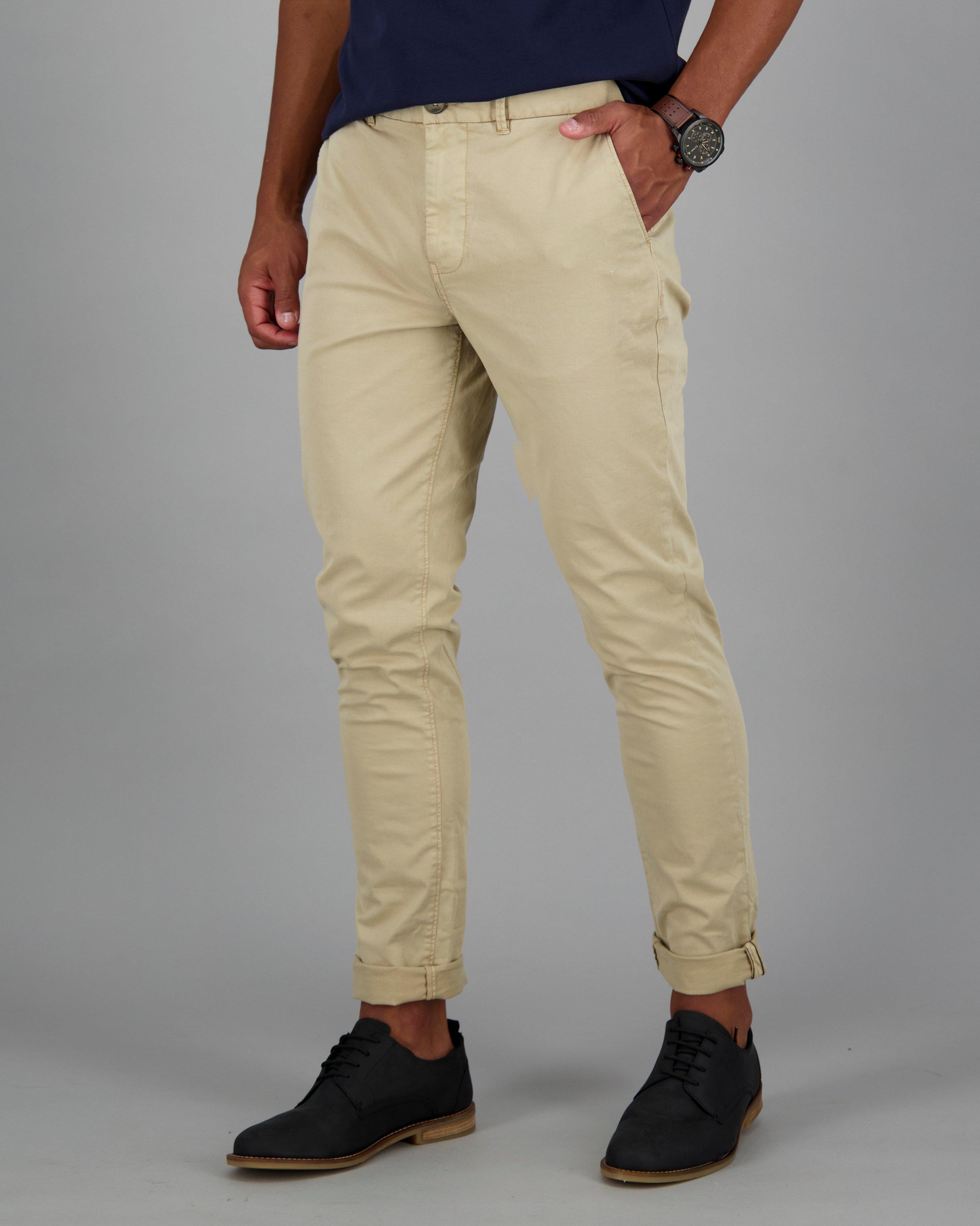 Men’s Kiro Slim Fit Chino Pants -  Khaki