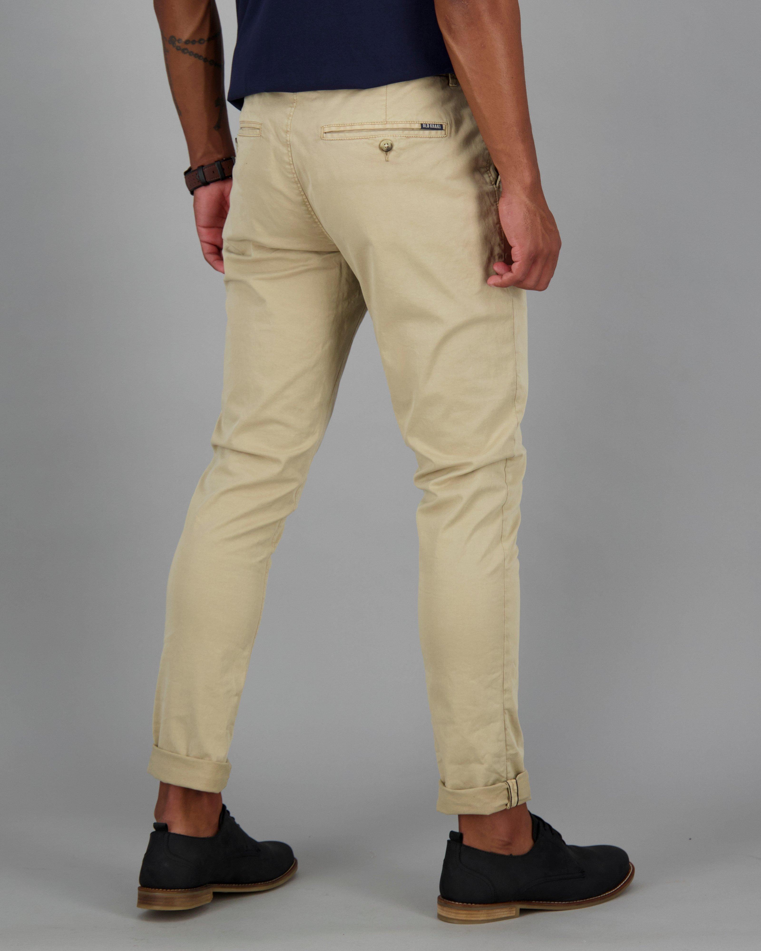 Men’s Kiro Slim Fit Chino Pants -  Khaki