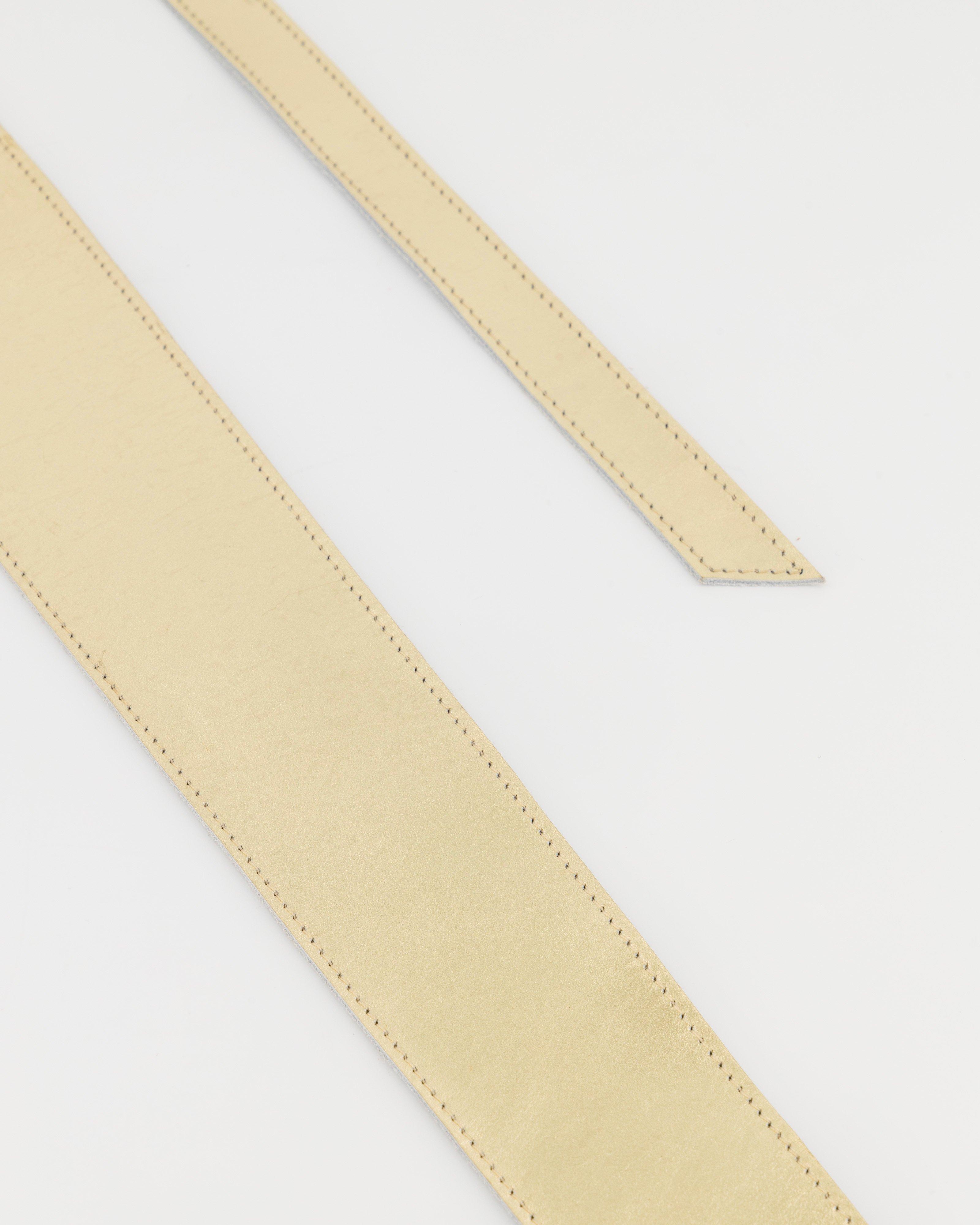 Tammy Waist Tie Belt -  Gold