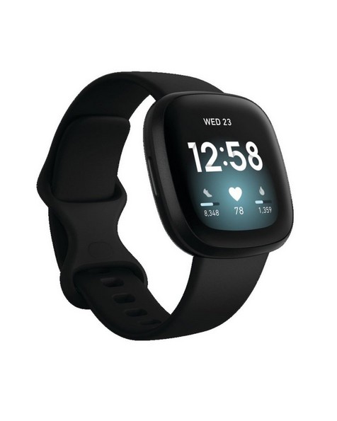 Fitbit Versa 3 Watch -  black