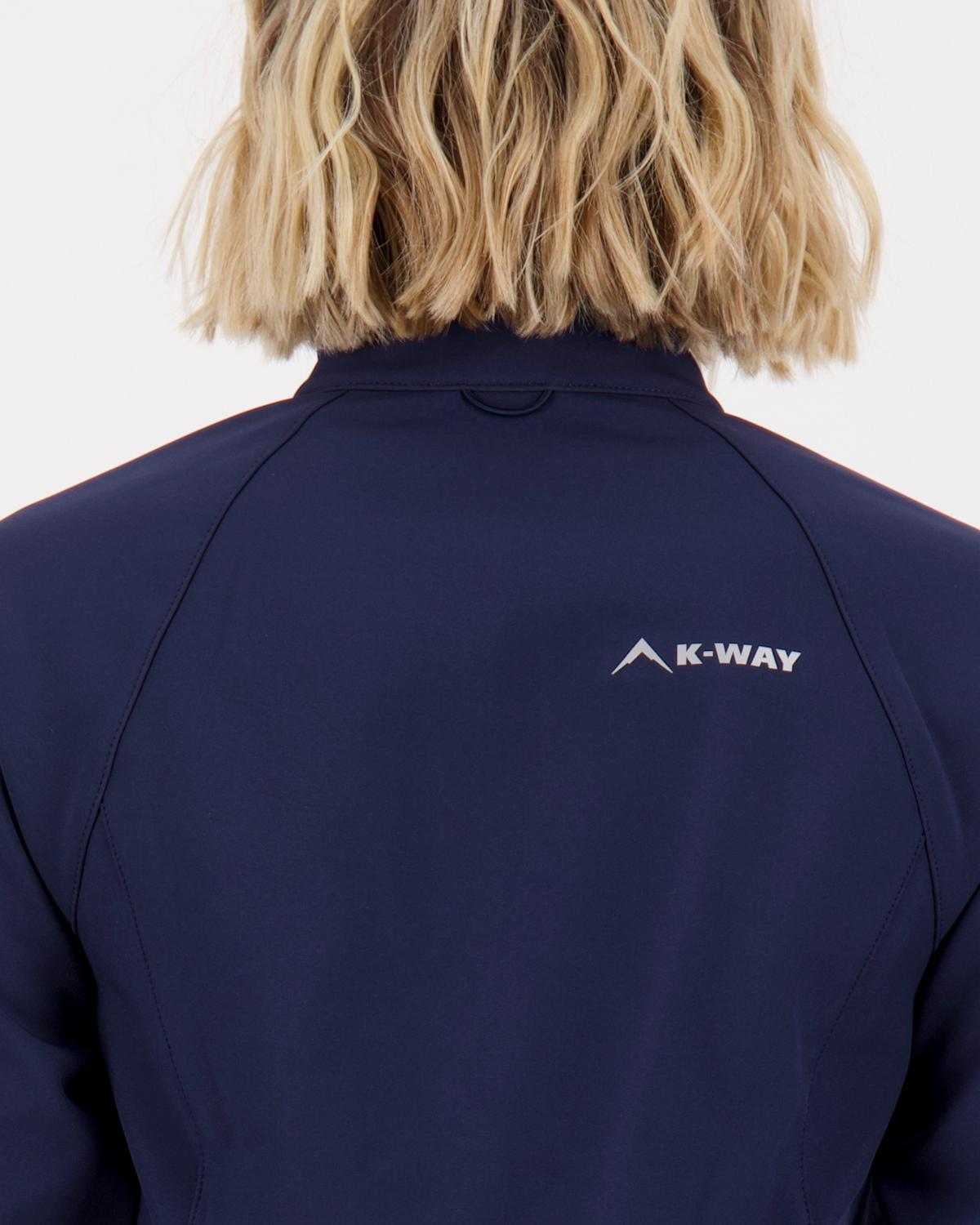 K-Way Women's Mira Eco Softshell Jacket -  Navy
