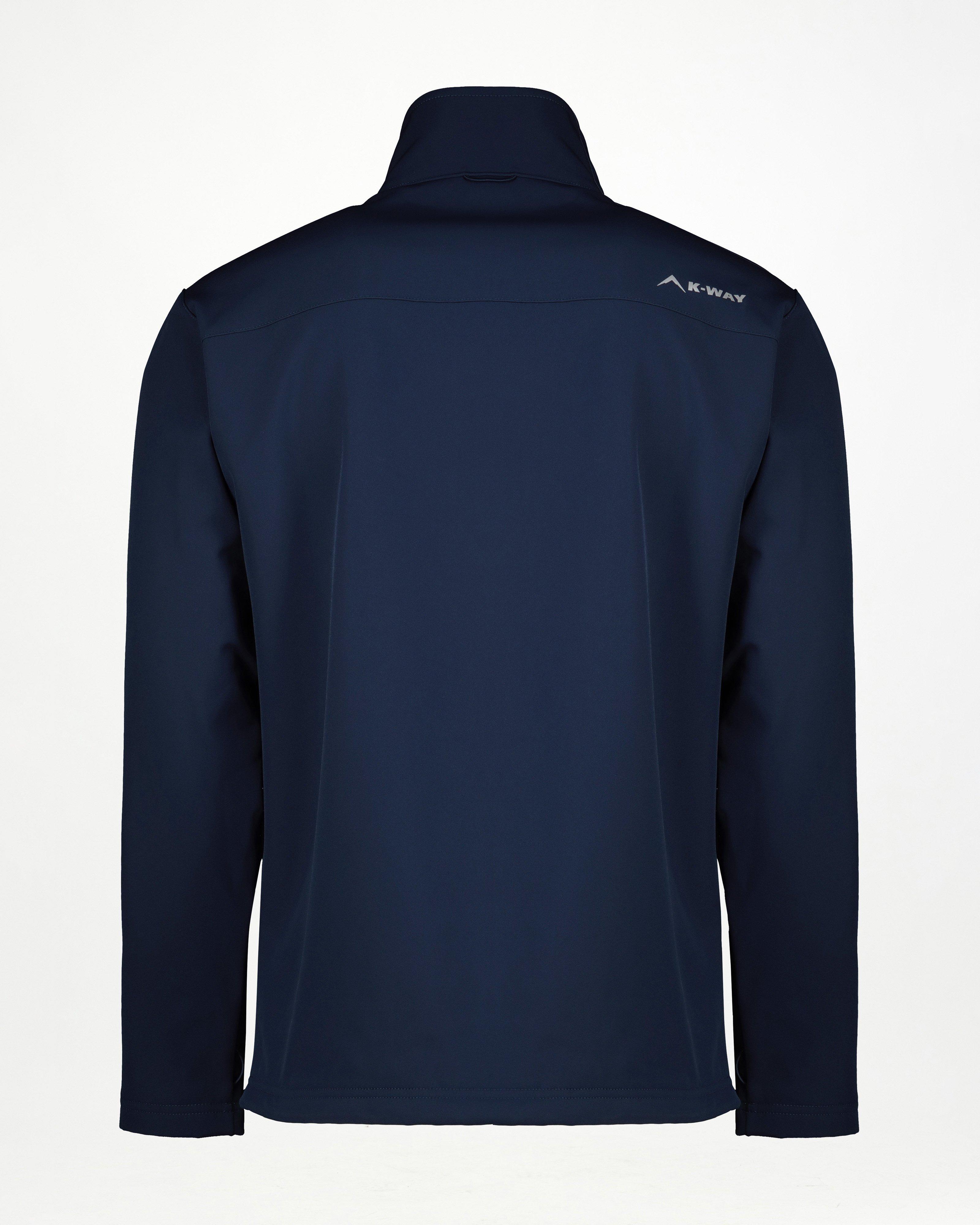 K-Way Men’s Felixx Eco Softshell Jacket -  Navy/Navy