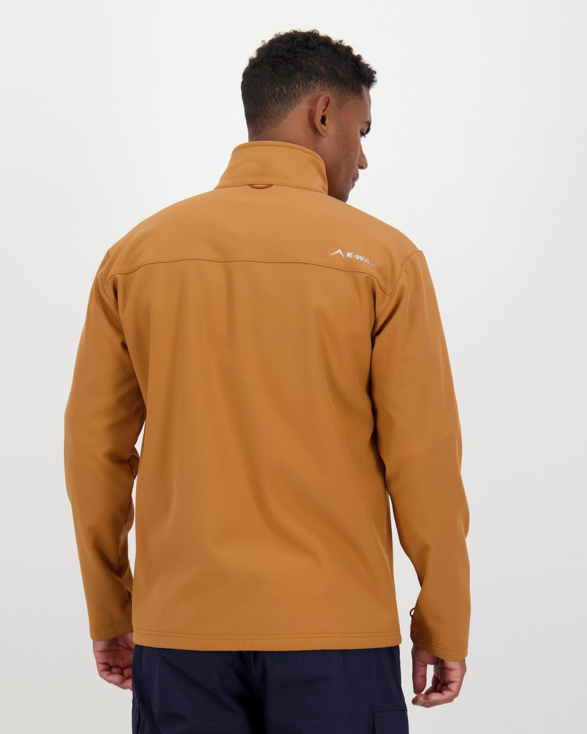 K-Way Men’s Felixx Eco Softshell Jacket -  Copper