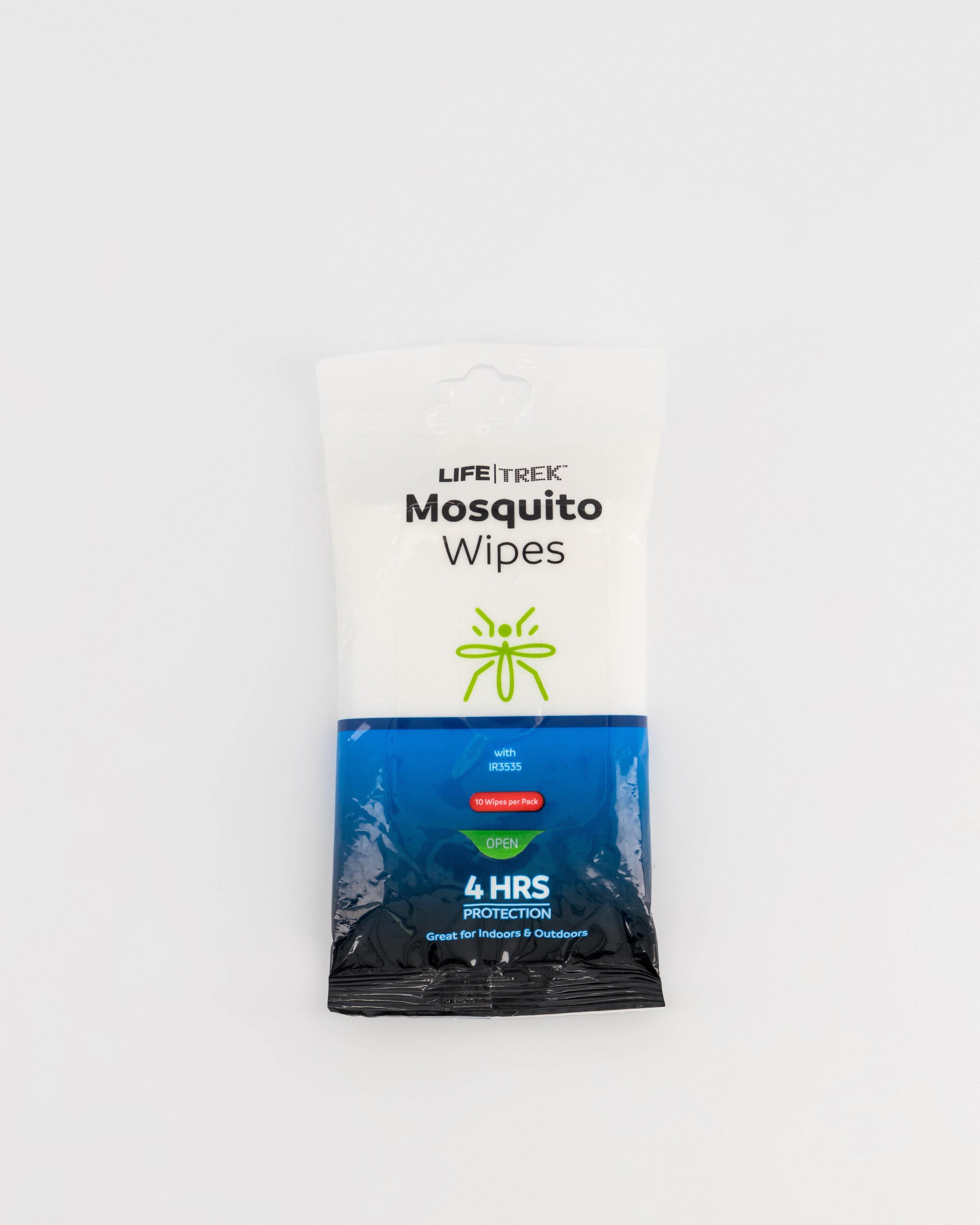 LifeTrek Mosquito Repellent Wipes -  No Colour