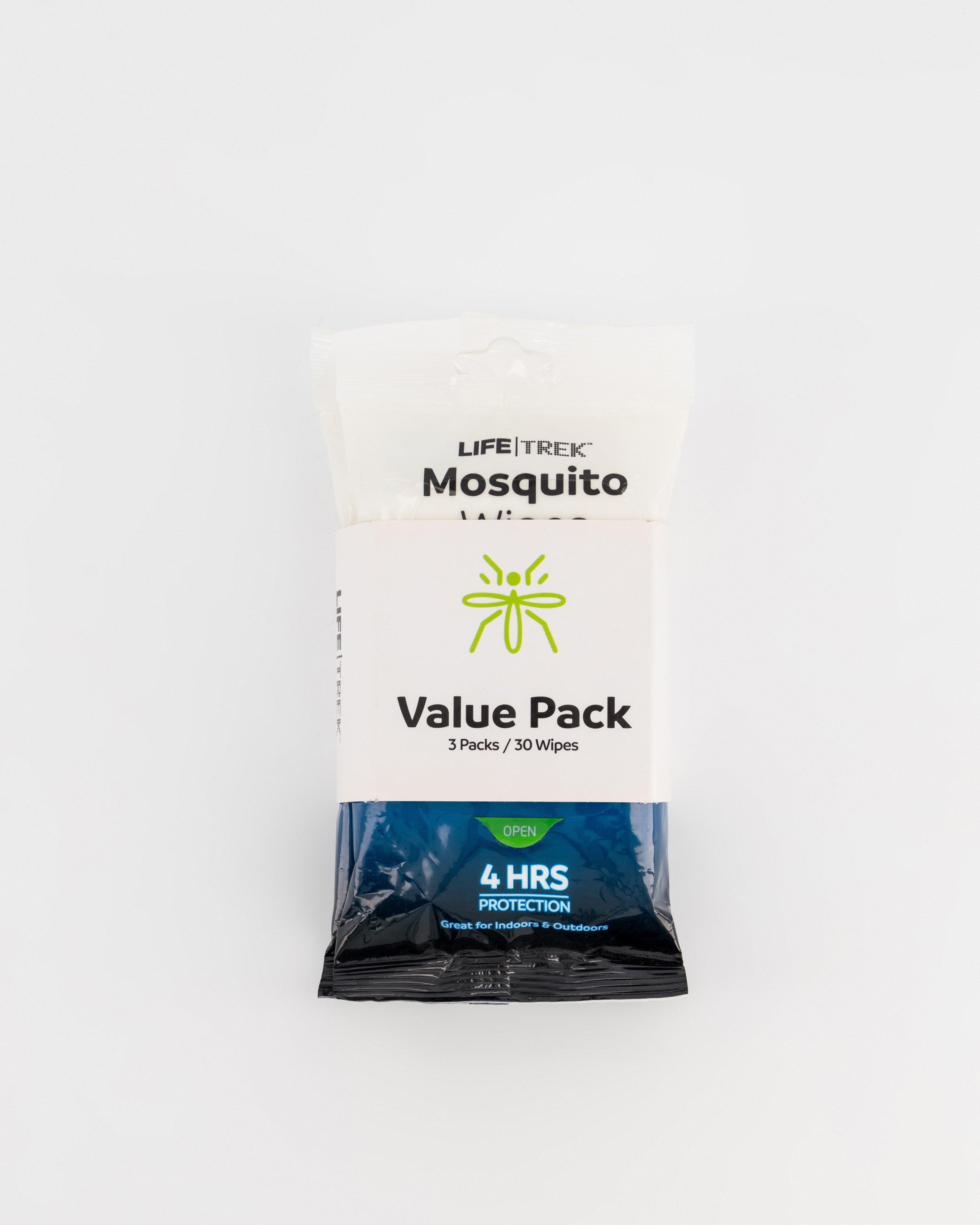 LifeTrek Mosquito Repellent Wipes -  No Colour