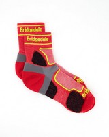Bridgedale Men's Trail Run Coolmax® Crew Sock -  darkred