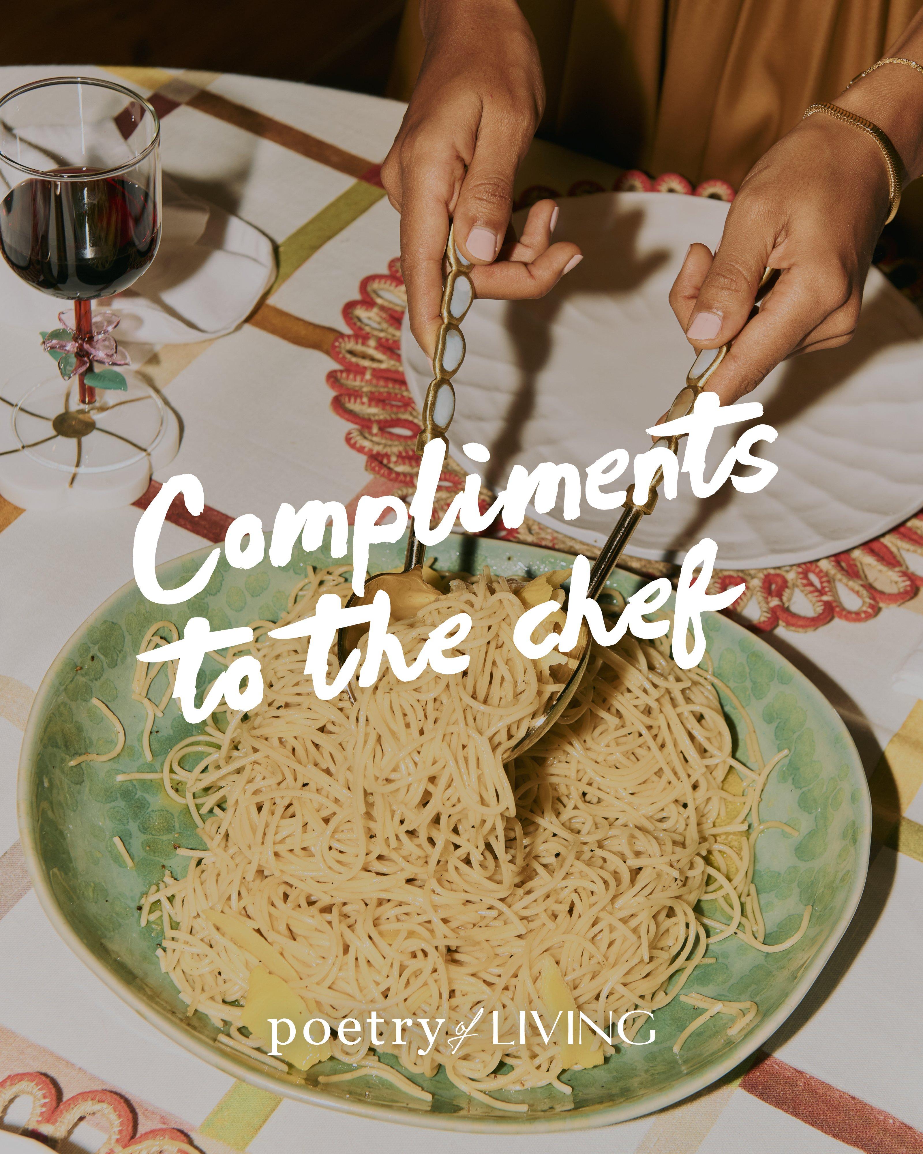 Gift Card - Compliments To The Chef -  