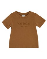 Baby Boys Toffee Logo T-Shirt -  brown