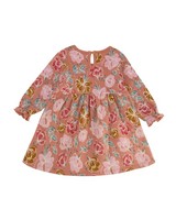 Baby Girls Blossom Dress -  coral