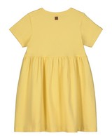 Girls Sun Logo Dress -  yellow