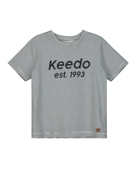 Kids Stripe Logo T-Shirt -  white