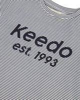 Kids Stripe Logo T-Shirt -  white