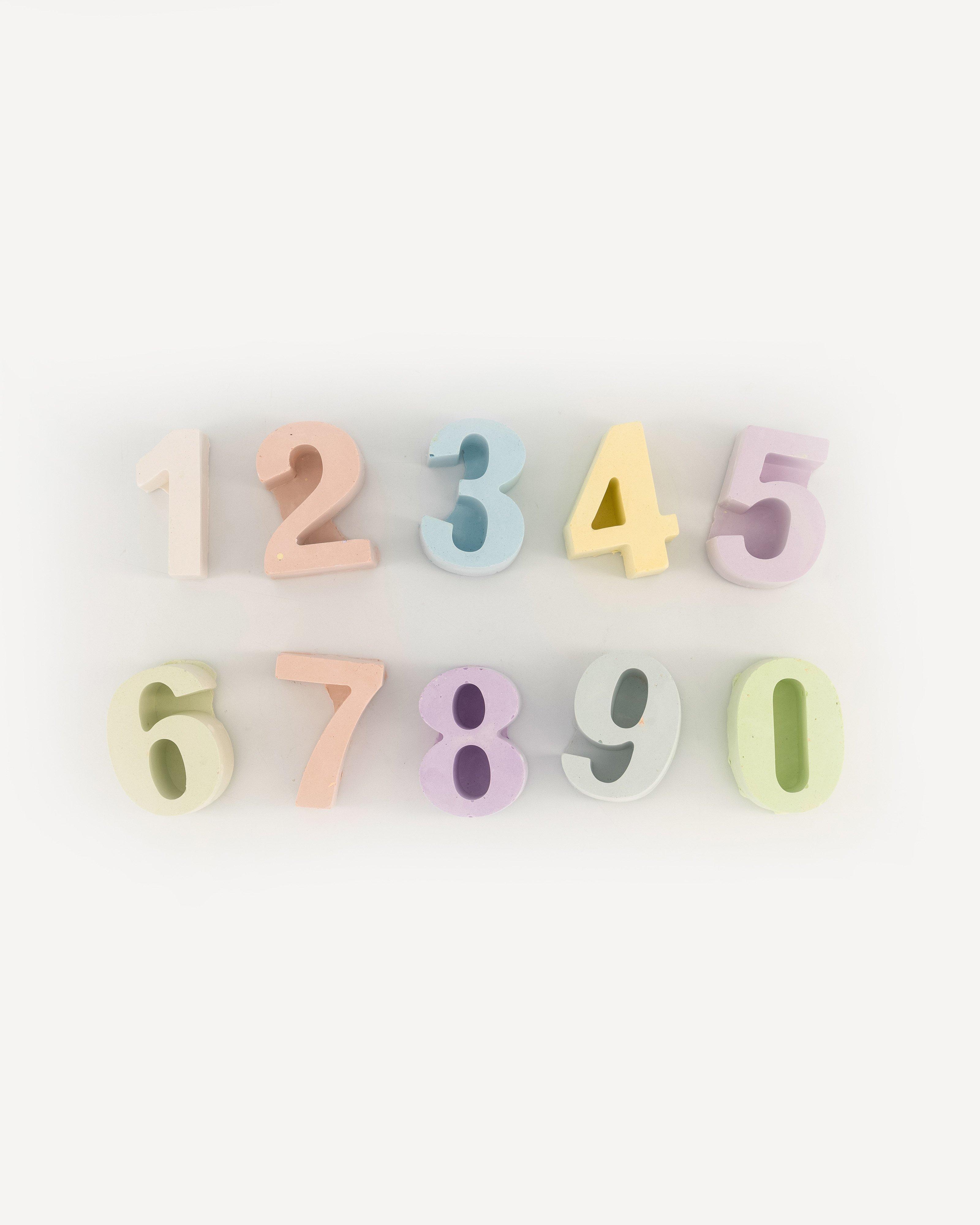 Kids Number Chalk Set