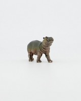 Hippopotamus Calf Toy -  red