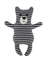Stripe Bear Toy -  black