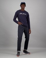 Men's Zane Long Sleeve Standard Fit T-Shirt -  navy