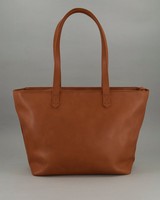 Women's Louise Leather Shopper Bag -  tan