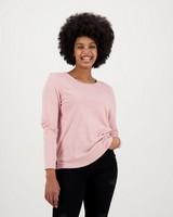 Women's Elise Long Sleeve T-Shirt -  dustypink