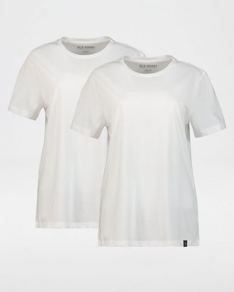 Men's 2-Pack Crew Neck T-Shirts -  white