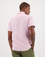 Men's Sawyer Slim Fit Linen Shirt -  pink