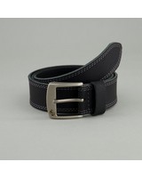 Men's Saul Leather Belt -  black