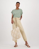 Women's Sierra Linen Pants -  stone
