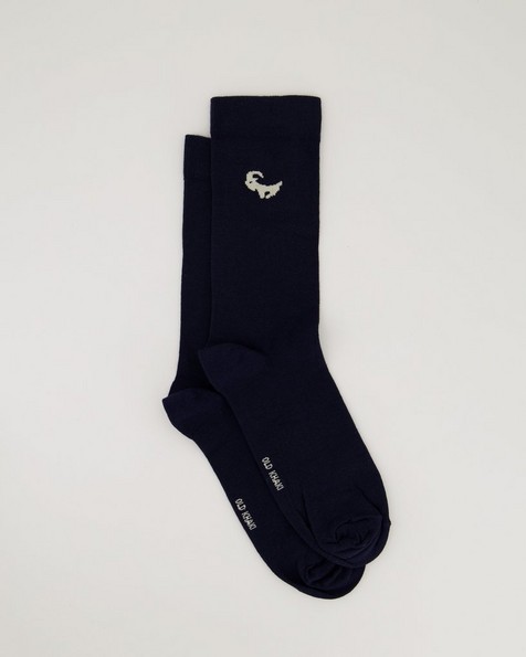 Men's Finn Branded Sock -  navy