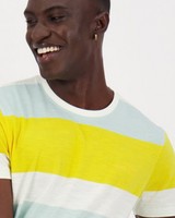 Men's Prestin Standard Fit T-Shirt -  yellow