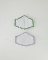 2-Pack Ditsy Fabric Face Masks -  sage