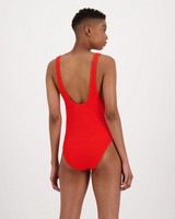 Women's Jeanie One-Piece Swimsuit -  red