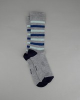 Men's Trey Stripe Sock -  grey