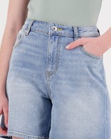 Women's Millie Denim Shorts -  lightblue