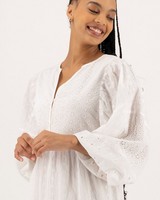 Women's Cara Tiered Dress -  white