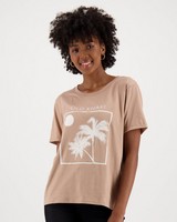 Women's Lelani T-Shirt -  stone