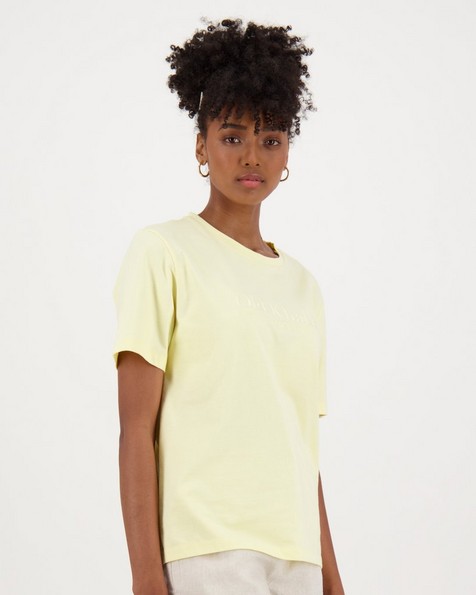 Women's Sydney Call-Out T-Shirt -  yellow