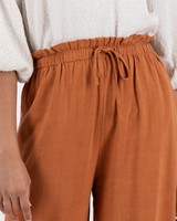Women's Merise Wide Leg Pants -  rust