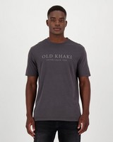 Kason Relaxed Fit T-Shirt -  charcoal