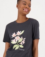 Women's Norah T-Shirt -  charcoal