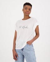 Women's Bobbi Call-Out T-Shirt -  white