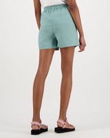 Women's Ambra Linen Shorts -  sage