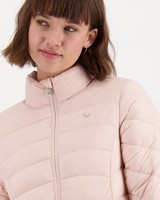 Amber Puffer Jacket -  pink