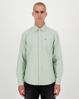 Jamie Regular Fit Oxford Shirt -  green
