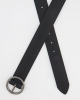 Women's Ambree Embossed Belt -  black